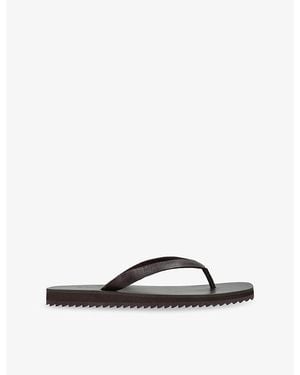 Senso Xeo Iii Leather Flip-Flops - Brown