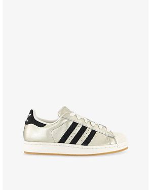adidas gazelle silver green womens adidas Superstar ADV main image 1
