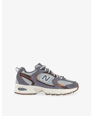 New Balance Mr530 Leather And Mesh Sneakers - Blue
