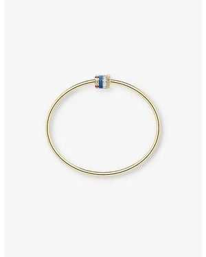 Boucheron Quatre-Edition 18Ct, And Rose- 0.11Ct Diamond And Ceramic Bracelet - Metallic