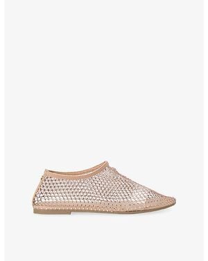 KG by Kurt Geiger Marve Mesh Flats - Pink