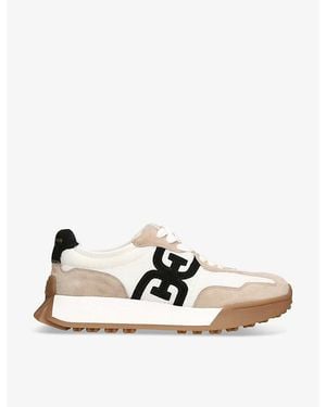 Sam Edelman Langley Suede And Mesh Low-Top Trainers - Multicolour