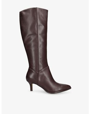 Dolce Vita Aldy Leather Heeled Boots - Brown