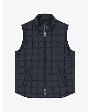 BOGGI Quilted Goose-Down Gilet - Blue