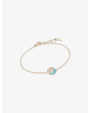 Piaget Possession Vibrant Palace 18Ct Rose- And 0.056Ct Brilliant-Cut Diamond Chain Bracelet - White