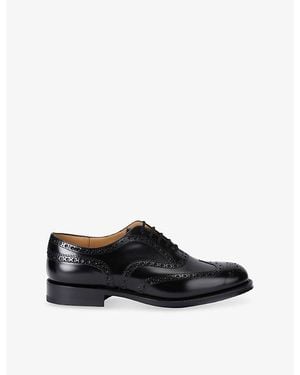 Church's Burwood Lace-Up Leather Loafers - Black