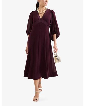 Phase Eight Lina Printed Long Sleeve Midi Dress in Pink | Lyst UK Phase Eight Lina Printed Long Sleeve Midi Dress in Pink | Lyst UK