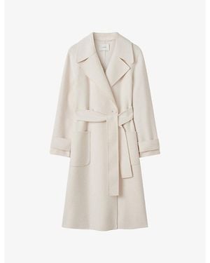 JOSEPH Arlina Double-Faced Wool And Cashmere Coat - Natural