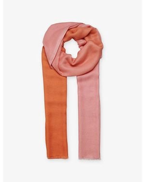 eem Ombre Print Scarf - Red