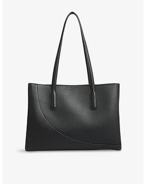 LK Bennett Olivia Leather Tote Bag - Black