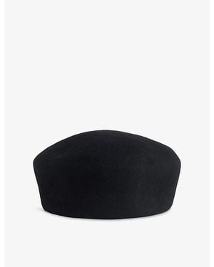 Frankie Shop Noxley Pillbox Wool Hat - Black