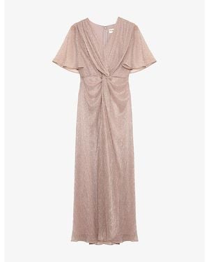Phase Eight Dorinda Woven Maxi Dress - Pink