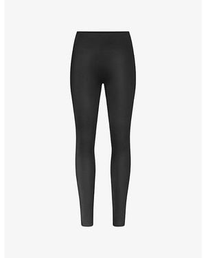NikeSKIMS Shine Bonded Waist 26-Inch Gym Leggings - Black