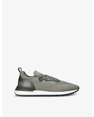 Magnanni Grafton Knitted Low-Top Trainers - Green