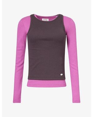 Damson Madder Manon Layered 2 - Purple