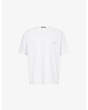 Cole Buxton Mini Logo Relaxed-Fit Cotton-Jersey T-Shirt - White