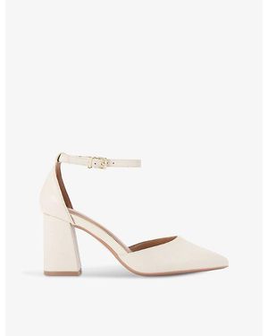 Carvela Kurt Geiger Refined Heeled Faux-Leather Courts - White