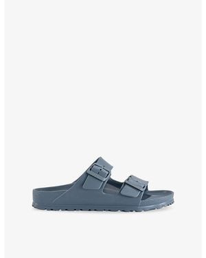 Birkenstock Arizona Two-Strap Faux-Leather Sandals - Blue
