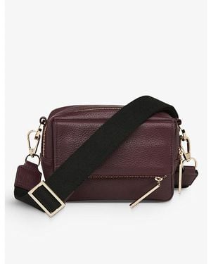 Whistles Bibi Leather Cross-Body Bag - Brown