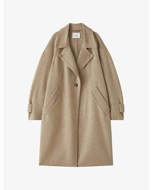 JOSEPH Franco Double-Face Wool And Cashmere-Blend Coat - Natural