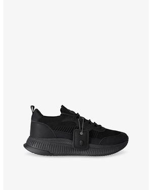 Kurt Geiger Manor Woven Trainers - Black