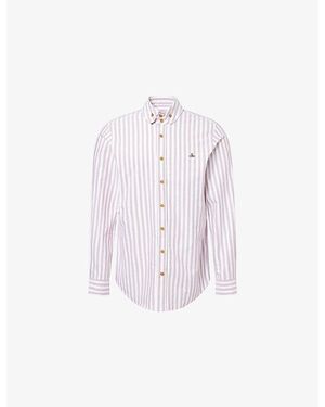 Vivienne Westwood Krall Pinstripe Cotton Shirt - Multicolour