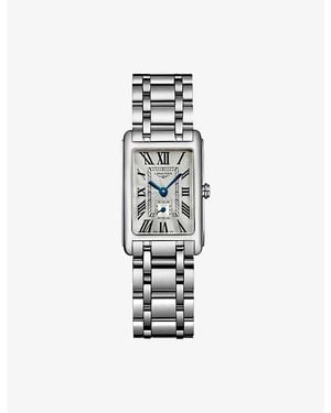 Longines L5.255.4.71.6 Dolcevita Stainless-Steel Quartz Watch - White