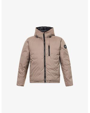 Canada Goose Lodge Regular-Fit Shell-Down Hoody - Natural