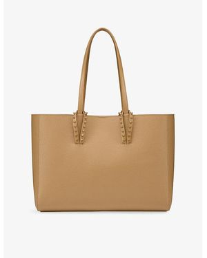 Christian Louboutin Cabata Soft Small Leather Tote Bag - Natural