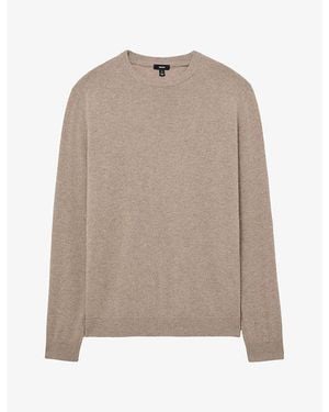 Reiss Monarch Cashmere Sweater - Natural