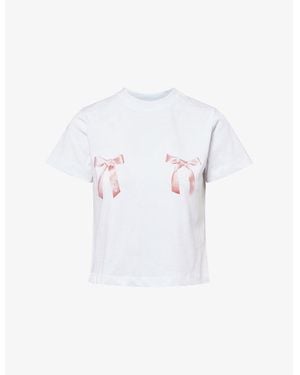 SANDY LIANG サンディリアン ハート Tシャツ Sandy Liang T-shirts for Women | Online Sale up to 32% off
