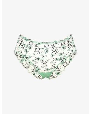 Savage x Fenty Daisy Darling Cheeky Lace Briefs - White