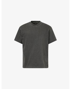 PAIGE Serano Boxy Cotton-Jersey T-Shirt - Black