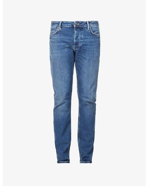 Neuw Lou Slim-Fit Straight Cotton-Blend Jeans - Blue