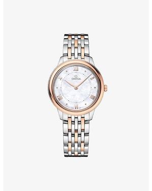 Omega De Ville Prestige Stainless-Steel And Sedna Quartz Watch 30Mm - Metallic