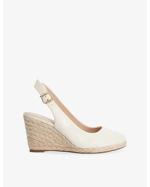 Dune Capable Leather Wedges - White