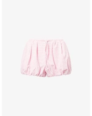 Jonathan Simkhai Addie Bubble Shorts - Pink