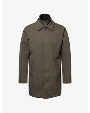NN07 Blake Hybrid Shell Trench Coat - Grey