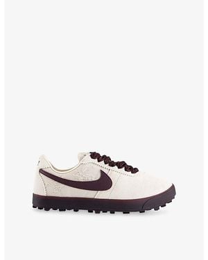 Nike Astrograbber Suede And Canvas Trainers - White