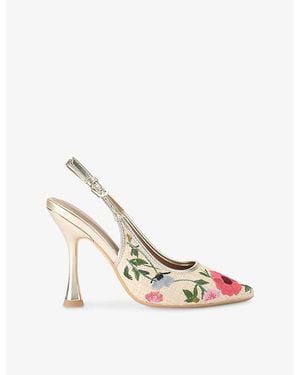 KG by Kurt Geiger Aria2 Woven Slingbacks - Multicolour