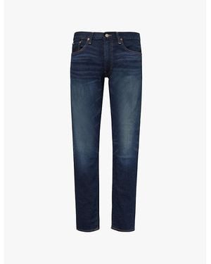 Polo Ralph Lauren Sullivan Logo-Embroidered Slim-Leg Stretch-Denim Jeans - Blue