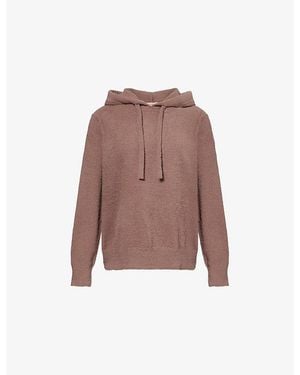 Eberjey Relaxed-Fit Bouclé Hoody - Brown