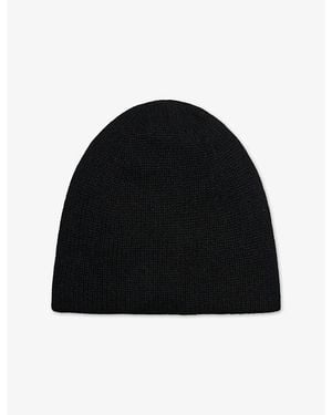 The Row Plyne Cashmere Beanie Hat - Black
