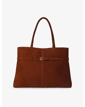 Whistles Noelle Suede Tote Bag - Brown