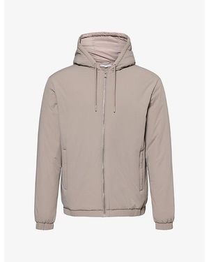 Arne Padded Technical Shell Windbreaker Jacket - Gray