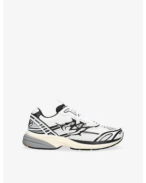 Amiri M Tech Mesh And Leather Trainers - White