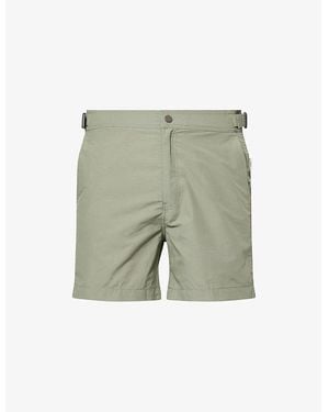 Onia Calder Buckle Swim Shorts - Green