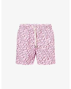 ARRELS Barcelona Altinha Printed Swim Shorts - Pink