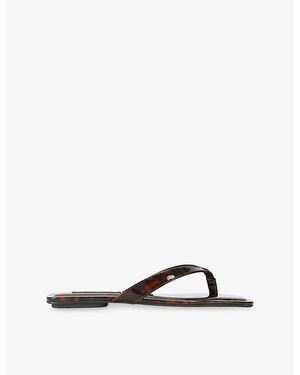 Steve Madden Trella Tortoiseshell Flat Sandals - Multicolour