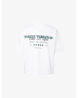 The Couture Club Hotel De Couture Relaxed-Fit Cotton T-Shirt - White